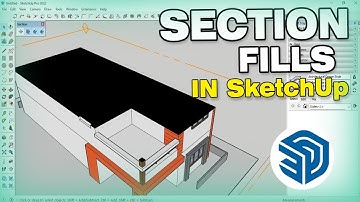 How to Fix Section Fills Issue in Sketchup |  hide section fills in SketchUp | sketchup tutorial