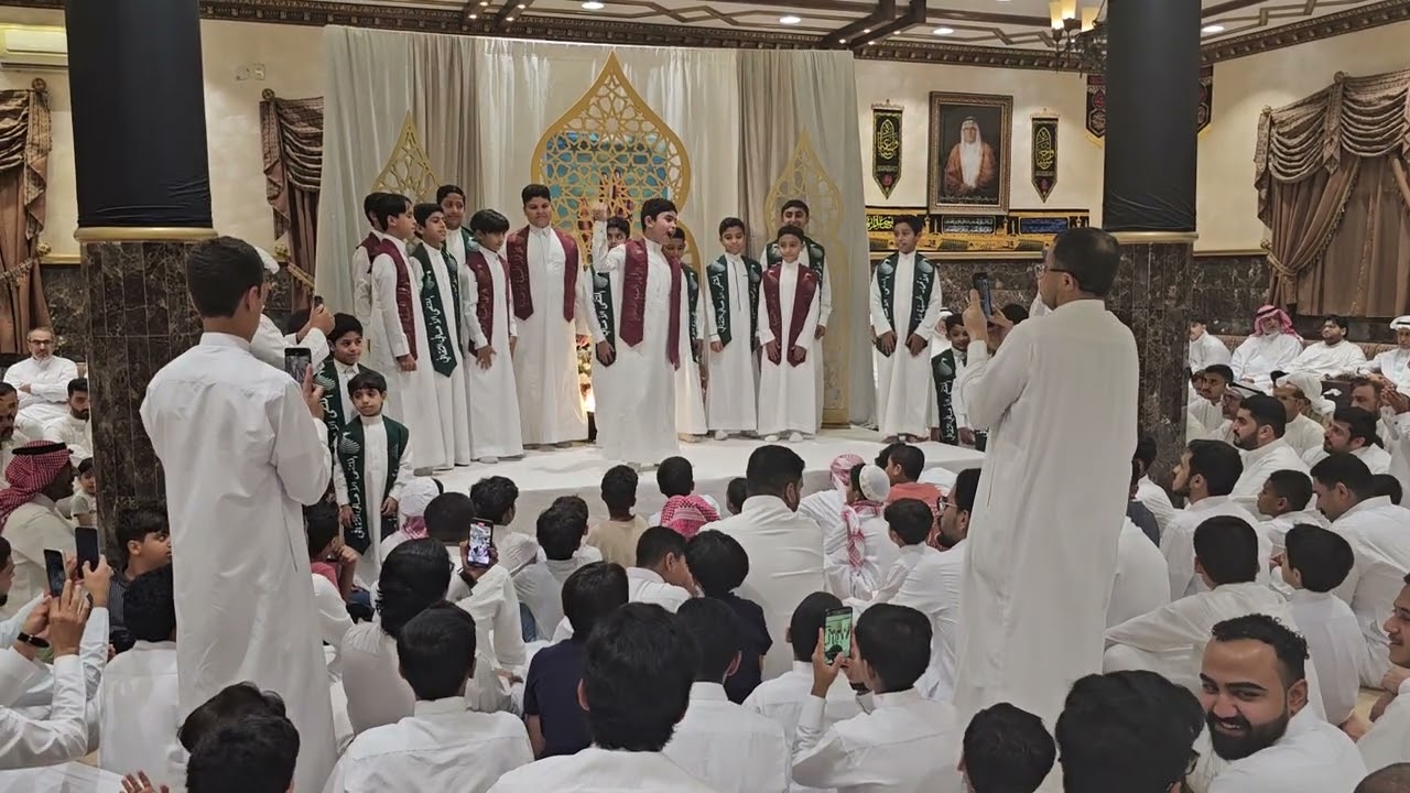 أوبريت عيد الغدير بالعمران الجنوبية فرقة الأقمار  الحسينية ١٤٤٥/١٢/١٨