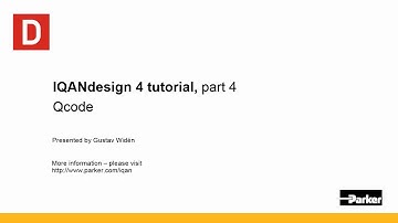 IQANdesign 4 Tutorial: Qcode Introduction | Mobile Machinery | Parker Hannifin