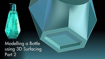 Modeling a Bottle using 3D Surfacing Part 2