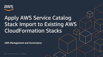 Apply AWS Service Catalog Stack Import to Existing AWS CloudFormation Stacks