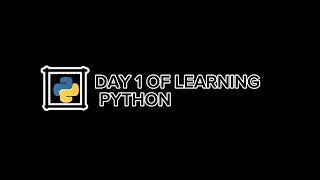 Day one of learning python as a beginner. #pythonbeginner  Profile