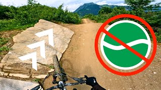 HOW IS THIS A GREEN TRAIL?? | CHÂTEL MTB BIKE PARK