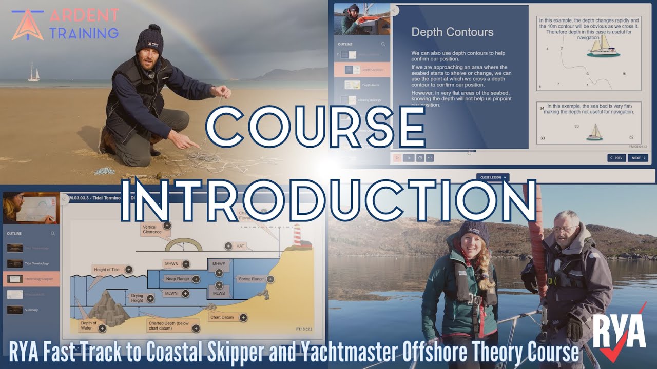 RYA Fast Track to Coastal Skipper/Yachtmaster Offshore Theory Course from Ardent Training