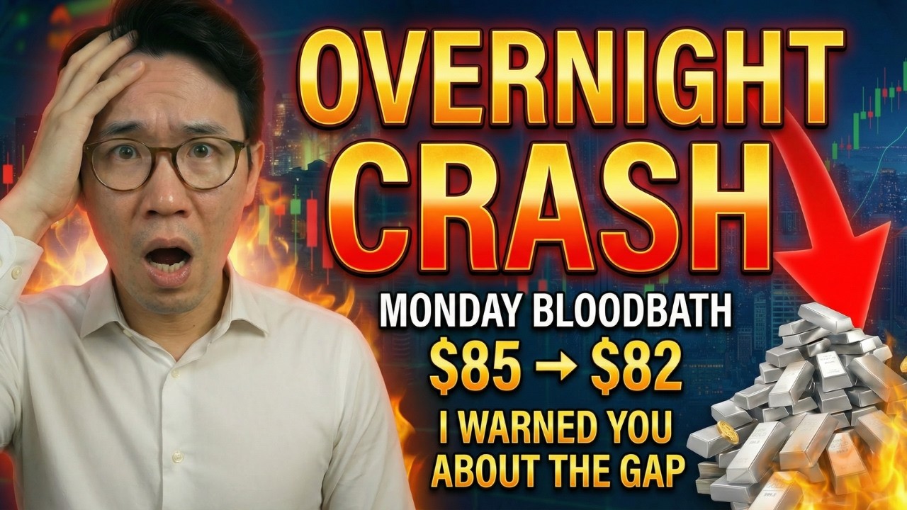 MONDAY BLOODBATH: Silver CRASHES From $85 To $82 Overnight — I Warned You About The GAP