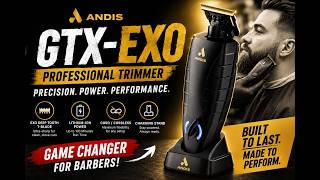 Andis GTX-EXO Professional Trimmer Review 🔥 Best Cordless Beard & Hair Trimmer for Barbers