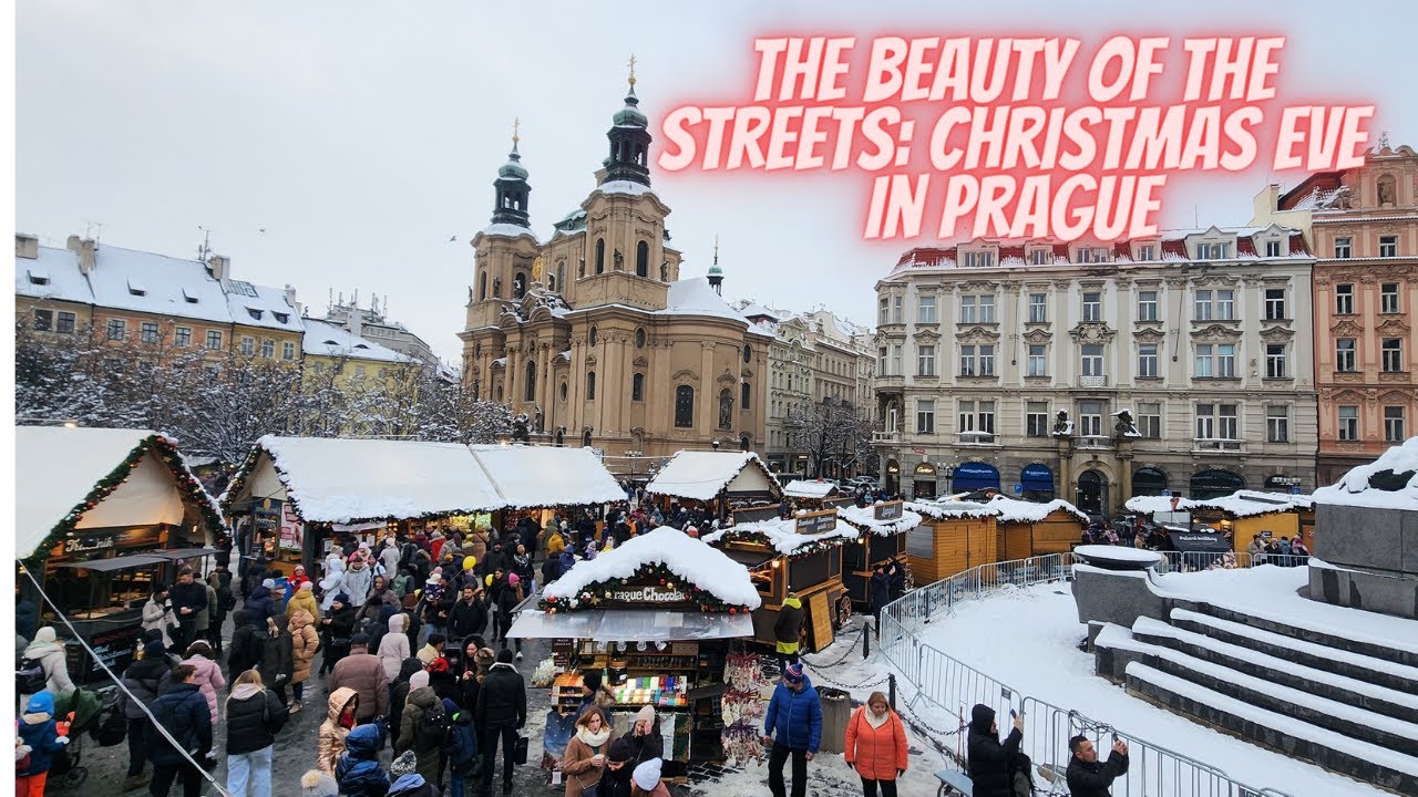 Praqa'da Milad Ərəfəsi ---- Christmas Eve in Prague 2023 - YouTube