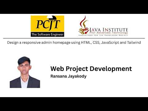Web Project Development | Task | 41 |  Java Institute | Ransana Jayakody