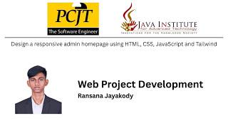 Famous Web Project Development | Task | 41 |  Java Institute | Ransana Jayakody Net Worth