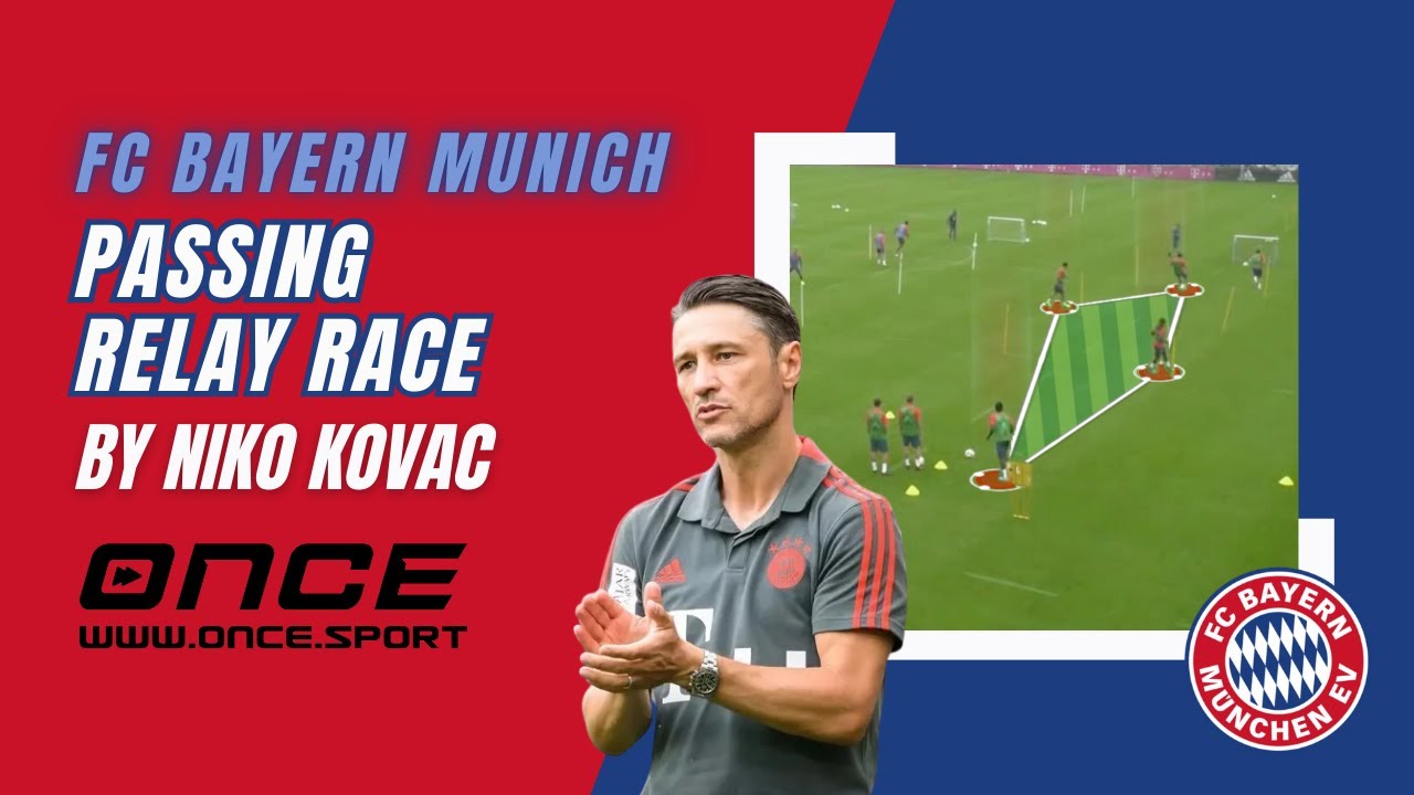 fc-bayern-munich-passing-relay-race-by-niko-kovac-youtube