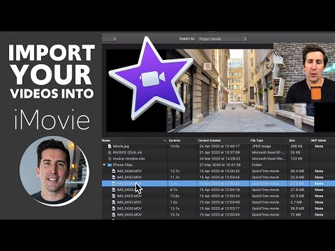 ვიდეო: არ შეგიძლიათ Import.MOV iMovie-ში?