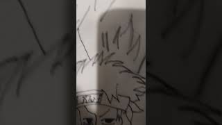 Kakashi drawing with his susanoo