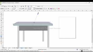 How to table desing in corel draw || short clip