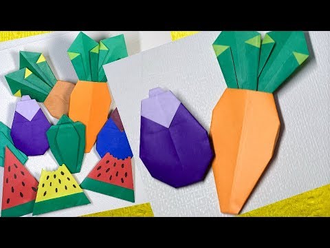折り紙の夏にぴったり作品の折り方 花 海 野菜 リースで夏を飾ろう