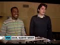 Kanye west with john mayer in the studio 4k upscale