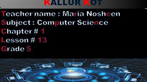 ONLINE WITH COMPUTERS GRADE 5 LESSON 13 CHAPTER 2