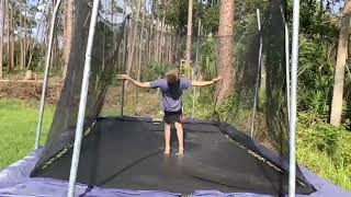 Summertime Trampoline Tricks!