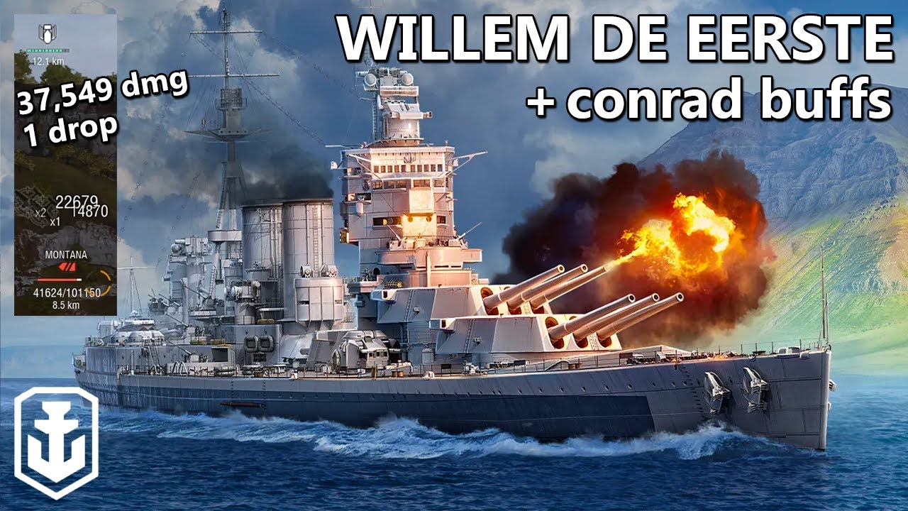 Conrad Buffs Go Crazy On Willem De Eerste (World of Warships)
