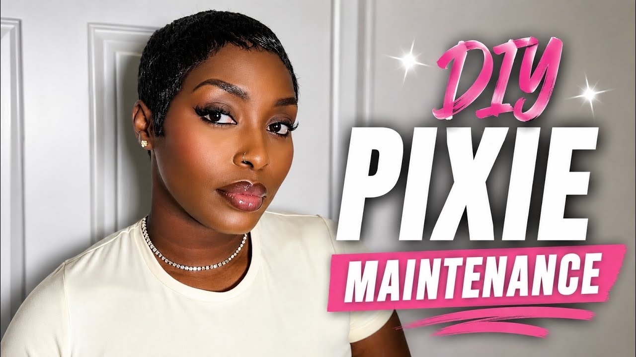 PIXIE MAINTENANCE DAY || How i keep my pixie looking fresh - YouTube