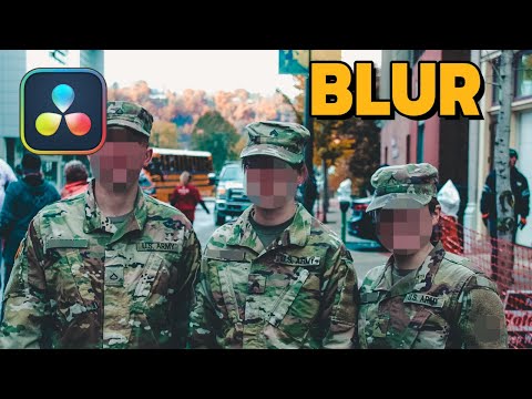 Blur faces in DaVinci Resolve 18 Tutorial