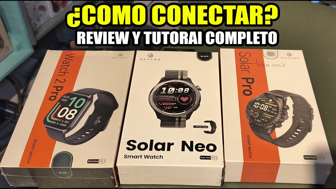 ¿COMO CONECTAR?  + REVIEW HAYLOU WATCH 2 PRO y SOLAR NEO 🔥 