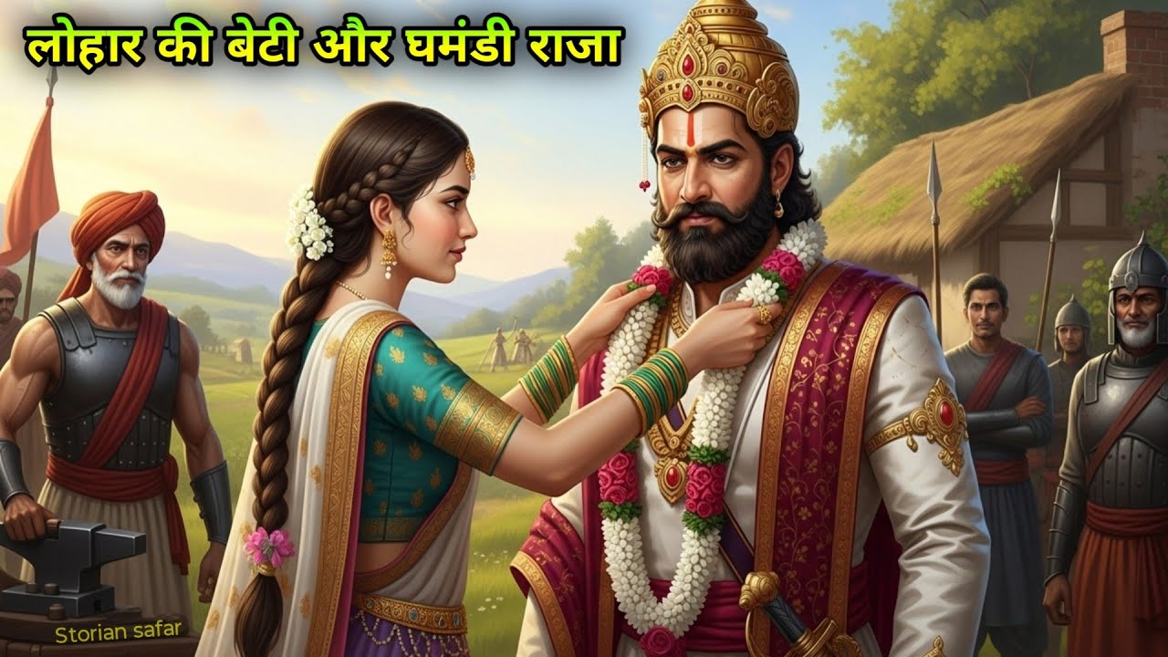 लोहार की बेटी और घमंडी राजा। मनोरंजक हिंदी कहानी। Cruel king and Blacksmith's daughter_Storian safar
