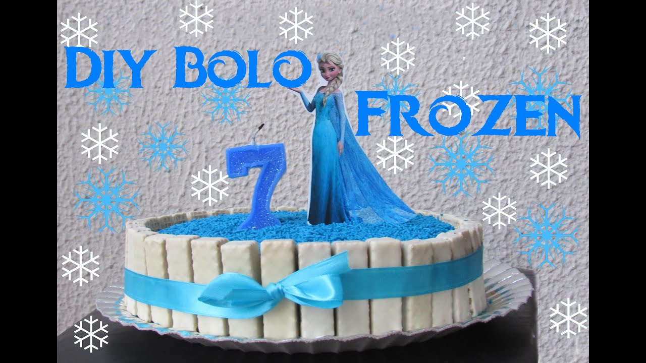 Como Decorar Bolo Frozen Elsa (Trança em Chantilly 2) - video Dailymotion