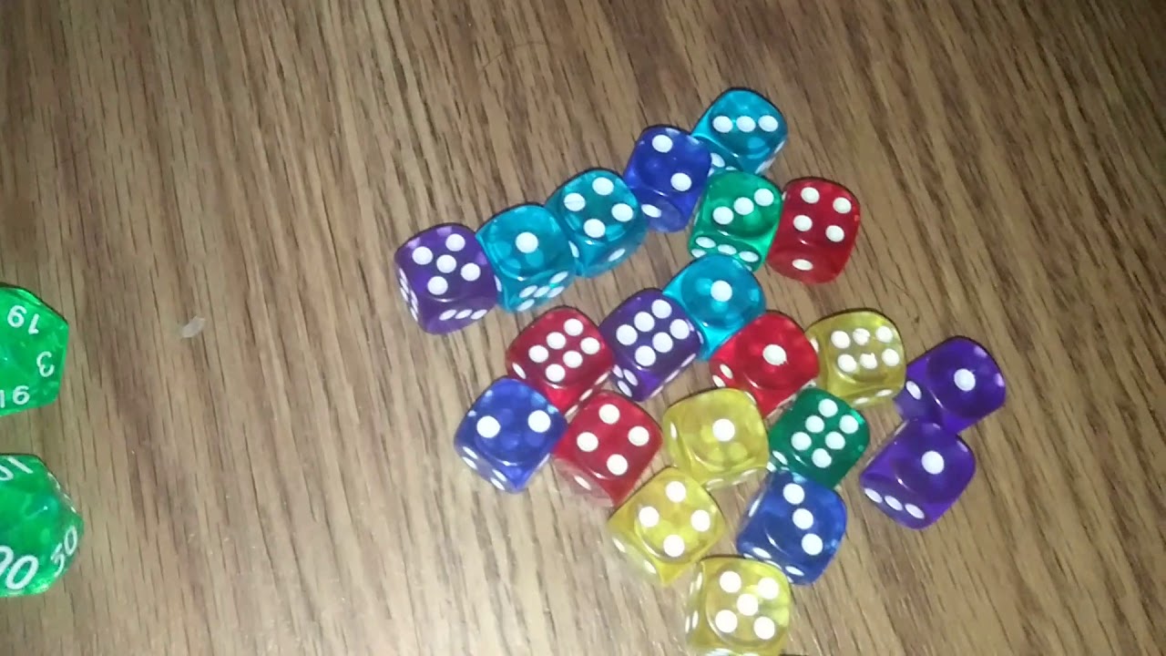 My dice collection 2019 - YouTube