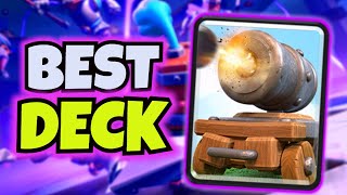 This *OP* Cannon Cart Mortar Deck Is DOMINATING In Clash Royale!