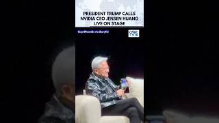 Trump Calls Nvidia’s Jensen Huang Mid-Interview as AI Safety Debate Takes Centre Stage | N18G