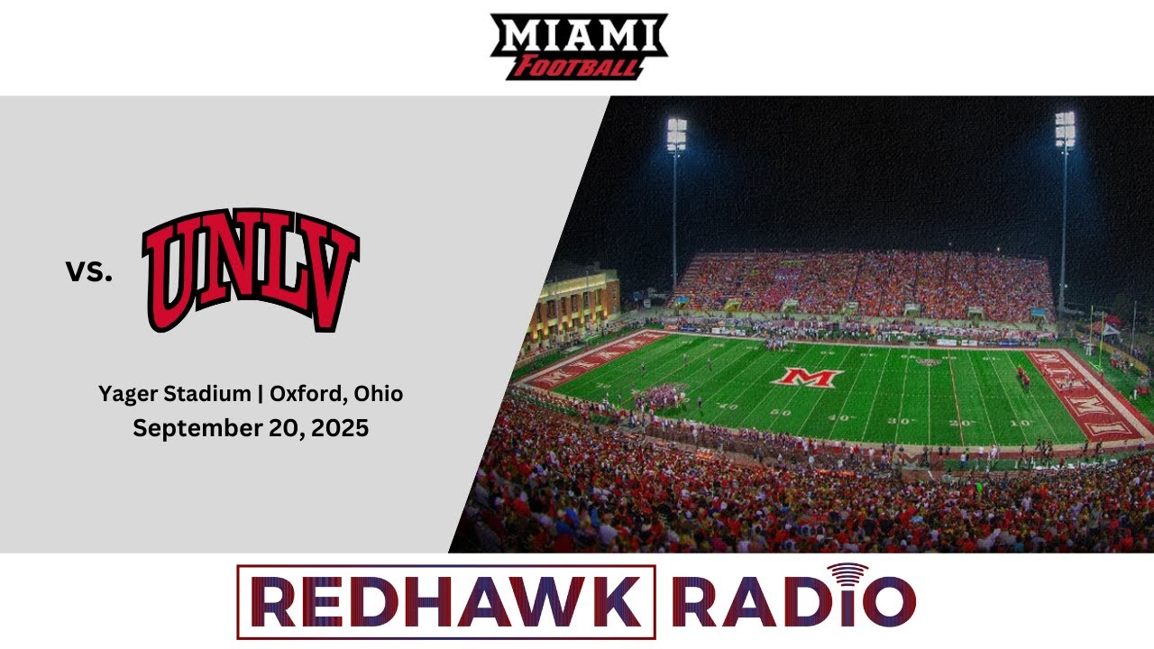 Miami RedHawks Football vs UNLV Rebels (Miami Student Radio Feed)