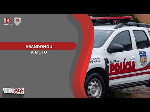 Motociclista sem CNH tenta fugir, mas é flagrado pela polícia na parte alta de Penedo