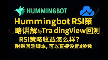 hummingbot RSI策略讲解与TradingView回测! RSI策略收益怎么样?附带回测脚本,可以直接设置参数