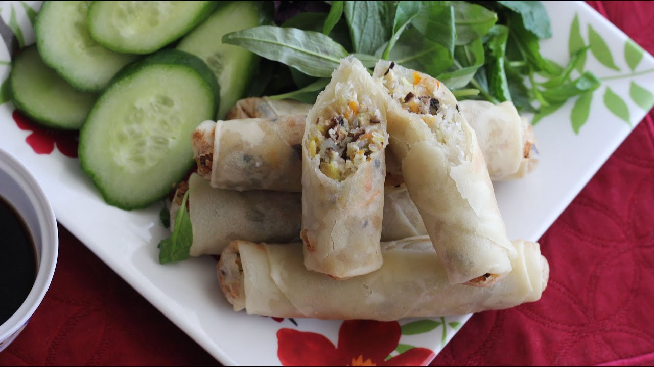 Cha Gio Chay (Vietnamese Vegetarian Egg Rolls) YouTube