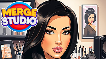 Merge Studio: Fashion Makeover Gameplay | iOS, Android, Puzzle Game
