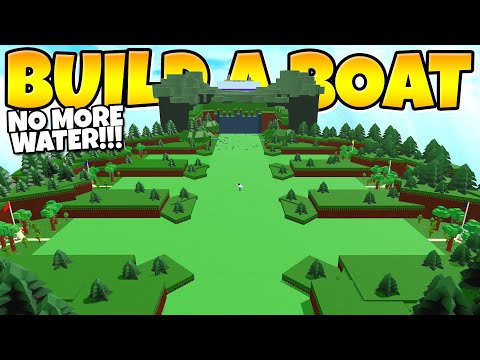 I REPLACED ALL WATER WITH GRASS In Build a Boat!