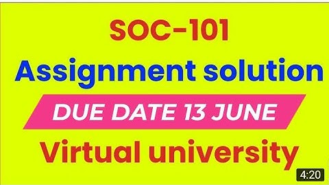 soc 101 assignment 1 solution 2022|soc101 assignment 1 solution 2022|soc 101 assignment solution
