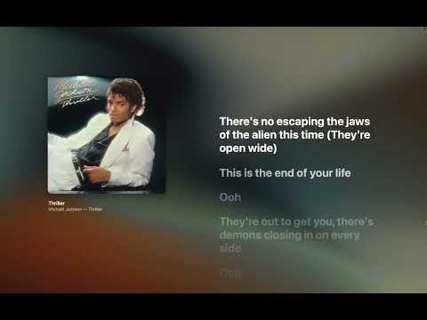 Michael Jackson - Thriller (Lyrics)