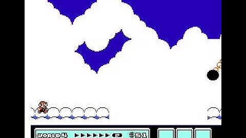 SMB:CC, World 4 HandTrap #3 (Hanging by a Thread)