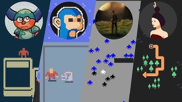 Four Game Developers, One Art Kit, We Each Make A Game (feat Adam Pype, Vimlark, John Jackson) 5