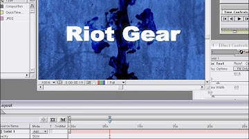 After Effects Tutorial 48_P4. Riot Gear Promo Title