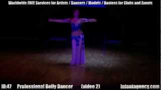 Id-47 02 Professional Belly Dancer Promoted Worldwide For Free By Intentagency