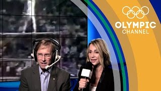 Nadia Comaneci & Bart Conner Commentate On Their Perfect Olympic Routines Take The Mic