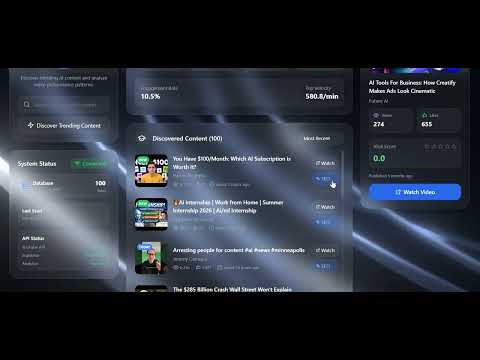 SaaS | AI Video Trend Analytics Platform (TrendsbyAI.com) - Full Walkthrough video thumbnail