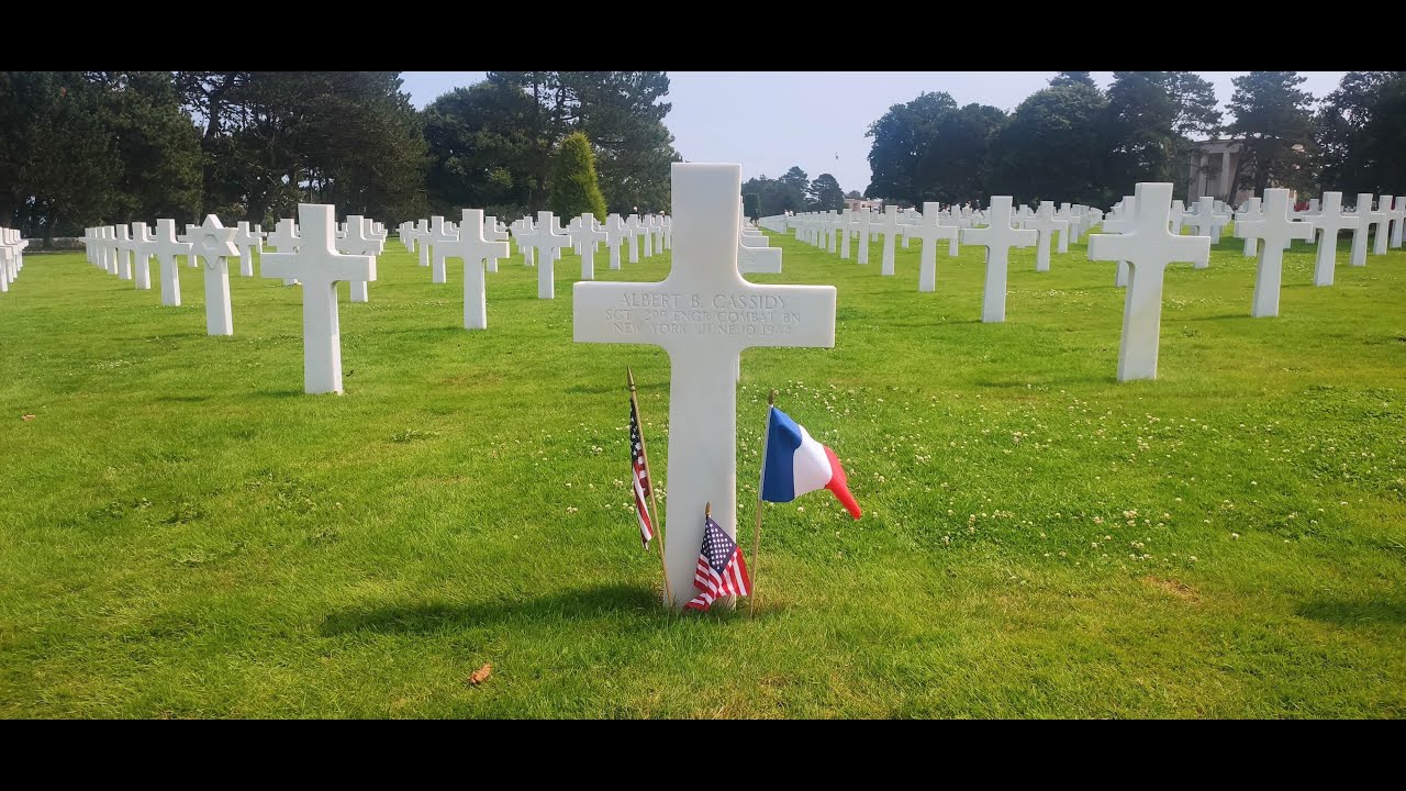 Cementerio Americano de Normandia / Cimetière Américain de Normandie (Colleville-sur-Mer). 360º 4K