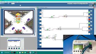 Practice11 MACROS TrafficLight ZelioSoft screenshot 4