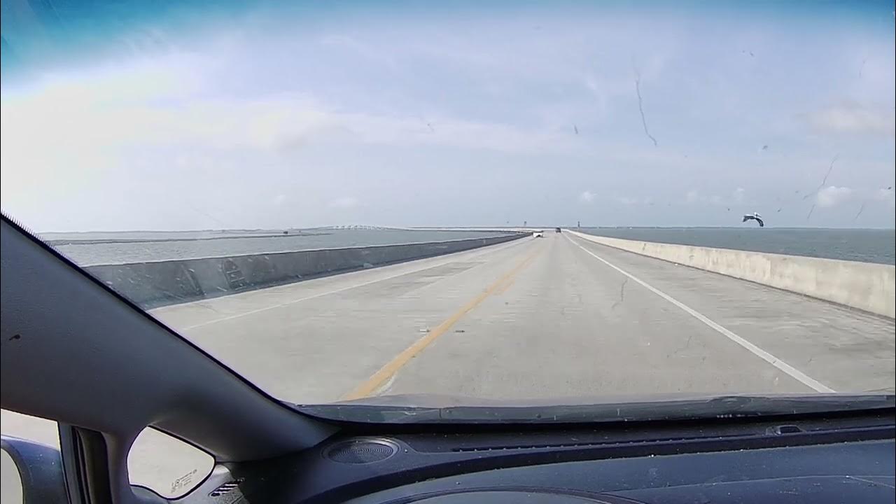 Crossing the bridge to St. Island (Bryan Patton Memorial Bridge