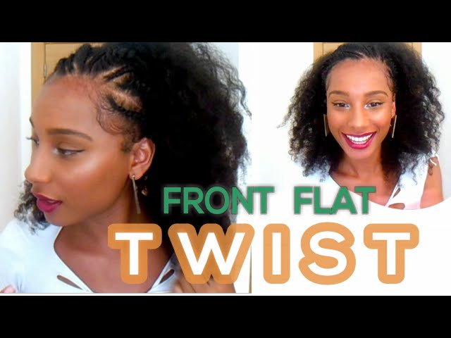 Front Flat Twist HAIRSTYLE
