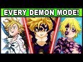 All of Meliodas' Demon Modes Explained! (Seven Deadly Sins / Nanatsu no Taizai Every Meliodas Form)