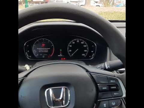 How to fix supplemental restraint systems problem at Honda Accord 2020